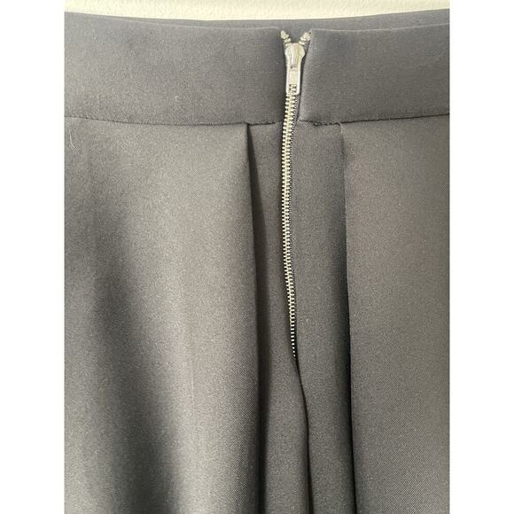 Windsor Womens Skater Mini Skirt Black Scuba Knit Ballet Core Cocktail Flirty - Picture 5 of 9